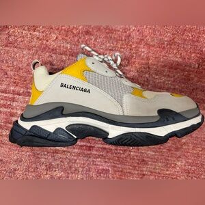 BALENCIAGA TRIPLE S GRAY MULTICOLOR (533890) SIZE 13